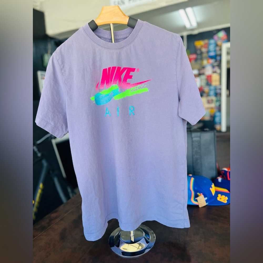Nike Lavender Tee with Neon Logo